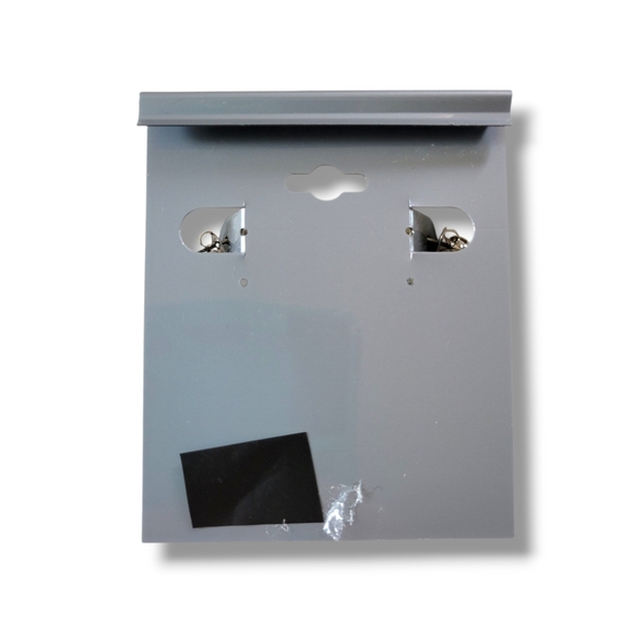 Crimzon Rose | NWT Silver Tone Chain Crystal Ball Swinging Drop Earrings - Picture 2 of 6